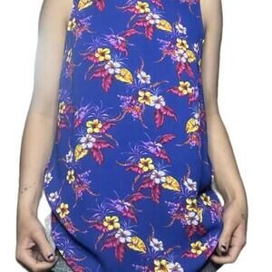 Primark Royal Blue Floral Tunic